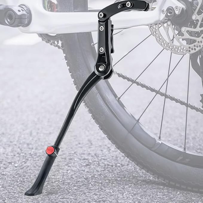 Bike Kickstand for Trek 4500 2007, Adjustable Kickstand Foot Side Stand Support, Aluminum Rear Side Bicycle Stand for Bike with Non-Slip Rubber Foot, B