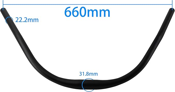 Classic Vintage Beach Bike Cruisers Handlebar, Width 660mm Enter Diameter 31.8mm