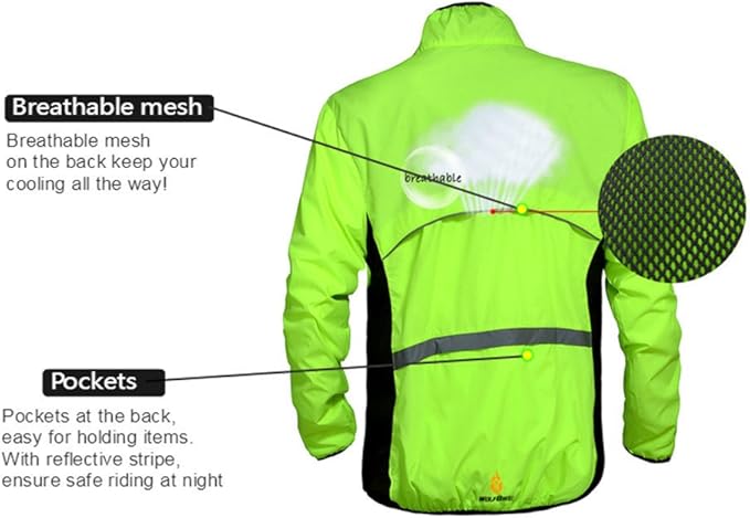 Cycling Jacket Cyclists' Jerseys Vest Wind Coat Windbreaker Jacket Outdoor Sportswear