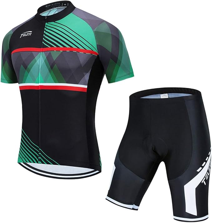 Cycling Jerseys Sets Short Sleeve Bike Clothing Suits Bicycle top Men MTB Jersey Breathable Summer