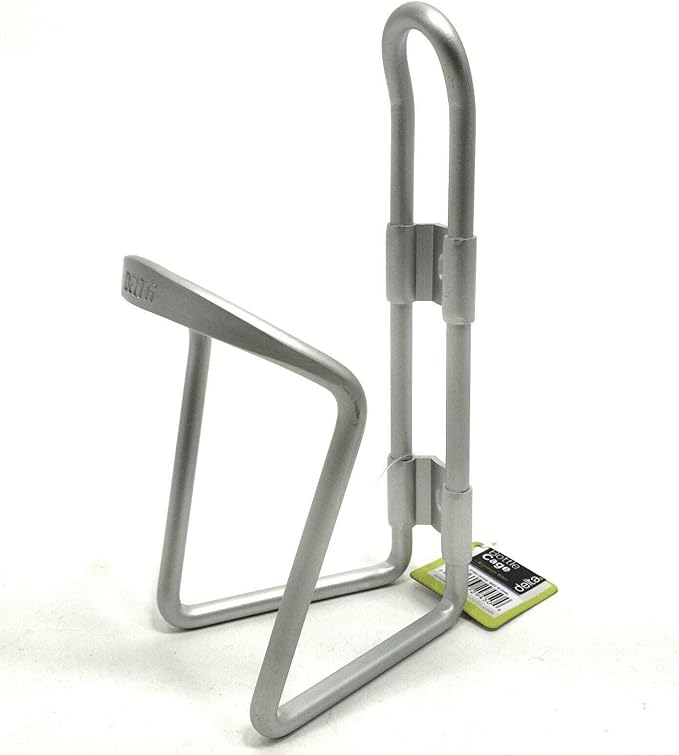 Lightweight Bike Water Bottle Holder by Delta Cycle - Bottle Cage Holder Mount - Compatible with Any Standard Water Bottle - Easy Installation Quickly Mounts to Any Bike