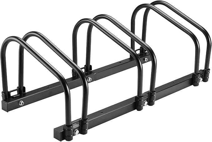 Bike Stand, 3 Bikes Rack Garage, 2.4" Width for most of Bikes