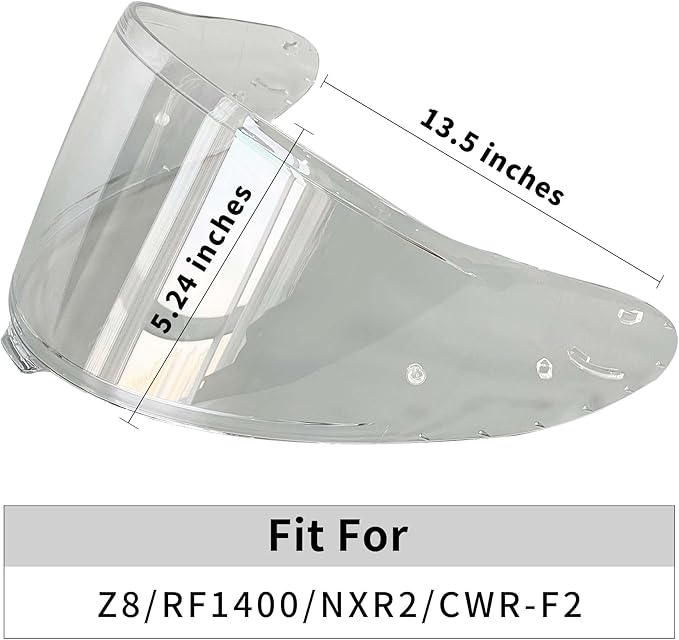 Helmet Visor Replacement for Z8/CWR-F2/NXR2/RF-1400 Shield Helmets Accessories Universal