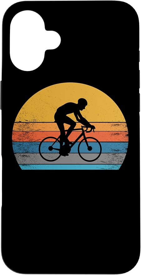 Racing Road Bike Vntage Cycling Riding Racing Bike Bicycle Case for iPhone 16 Plus