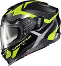ScorpionEXO T520 Full Face Touring Motorcycle Helmet with Bluetooth Ready Speaker Pockets DOT ECE Approved Zuse (Black/Hi-Viz - Medium)