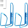 Alloy Aluminum Lightweight Bike Water Bottle Holder - 2 Pack for MTB & Road Bike