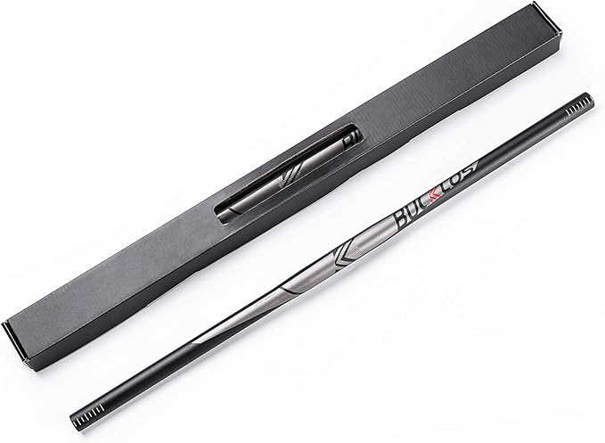BUCKLOS 25.4/31.8mm Mountain Bike Handlebars Flat/Riser Bar, Aluminum Alloy MTB Handlebar 660/720/780mm, Premium Matter Mount Bikes Bicycle Handle Bar