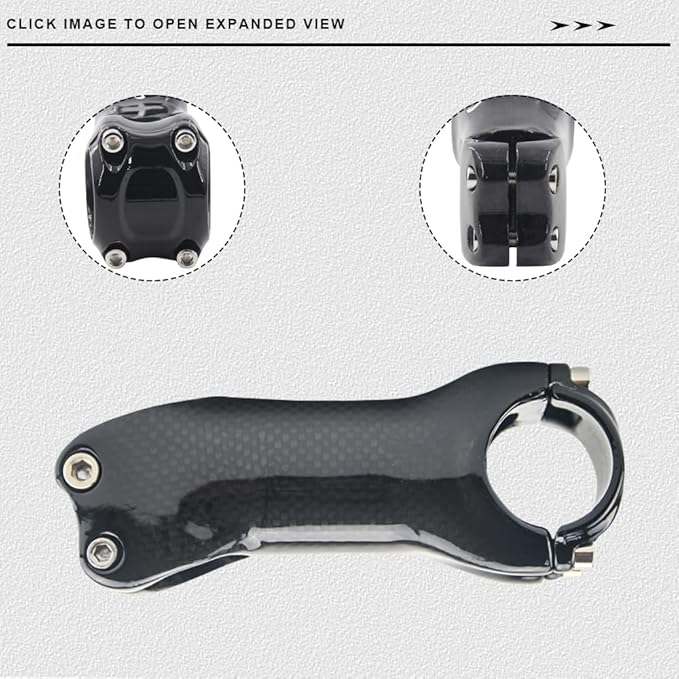 RXL SL Carbon MTB Stem, Mountain Bike Stem 31.8, Road Bike Stem 6 17 Degree 70mm 80mm 90mm 100mm 110mm 120mm 130mm Fixie Handlebar Stems for Downhill Enduro XC