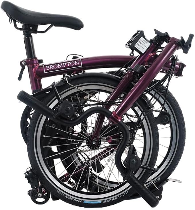 Brompton Folding Commuter Bike C Line 12-Speed | Compact, Lightweight, Urban Bike for Adults