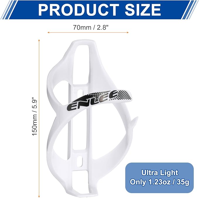 HARFINGTON Bicycle Water Bottle Holder Lightweight Universal Bike Bottle Cages Cycling Cup Holder for MTB Mountain Road Gravel