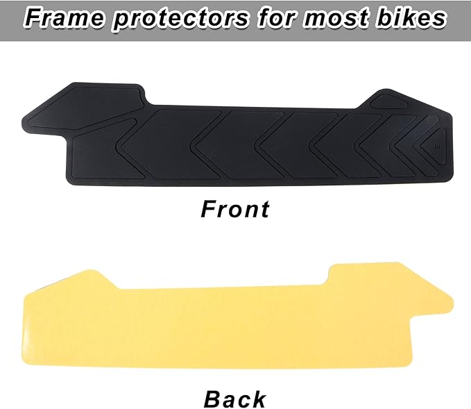 Mountain Bike Chainstay Protector Bicycle Chain Guard Protection Pad Cover Silicone MTB Bike Chain Guard Protector for Most Bicycle