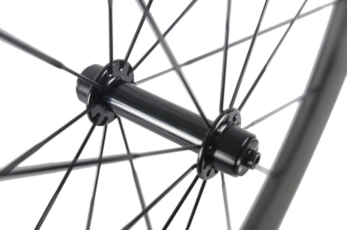 Carbon Fiber Road Bike Wheels 50mm Clincher Wheelset 700c Racing Bike Wheel