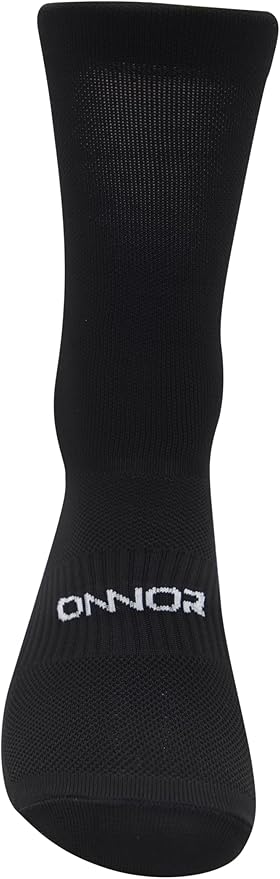 Unisex Back Logo Black Cycling Socks Black One size