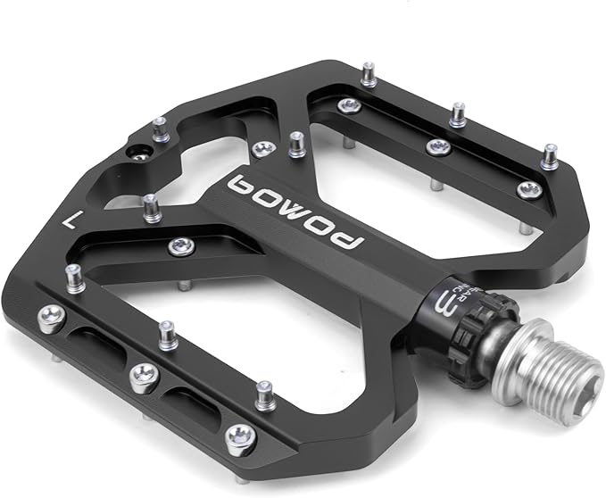 Bike Pedals 9/16" Lightweight Non-Slip Bicycle Platform Pedals - Fits Most Adult Bikes & Mountain Bikes &MTB, Road Bikes and Slip-Resistant Design