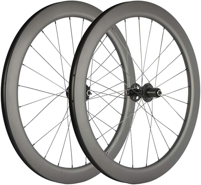 Superteam Carbon Disc Brake 700c Tubeless Road Bike Wheelset 55mm/25mm Wheel