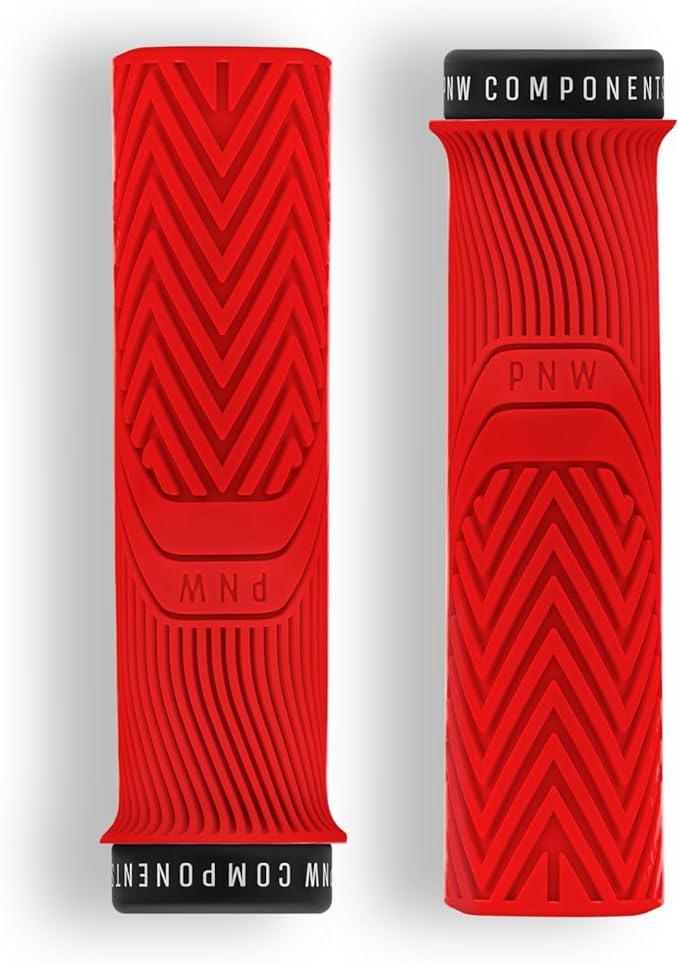 PNW Components Loam MTB Bike Grips – Lock-On Mountain Bike Handlebar Grips – 25A Tacky Rubber – Ergonomic Trail & Enduro Grip – 30mm or 34mm – Multiple Colors