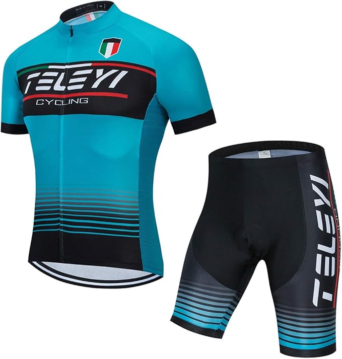 Cycling Jerseys Sets Short Sleeve Bike Clothing Suits Bicycle top Men MTB Jersey Breathable Summer