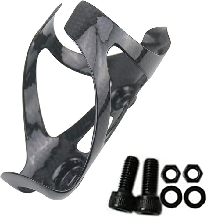 [US Stock] RXL SL Full Carbon Fiber Water Cup Cage Carbon MTB Road Bike Bicycle Water Bottle Holder Super Light 3K Gloss 20g Black White