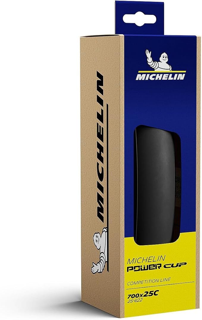 Michelin Power Cup TLR Road Tires – Tubeless-Ready, Gum-X & X-Race Technologies for Racing & Training, 700c, Folding Bead, Lightweight