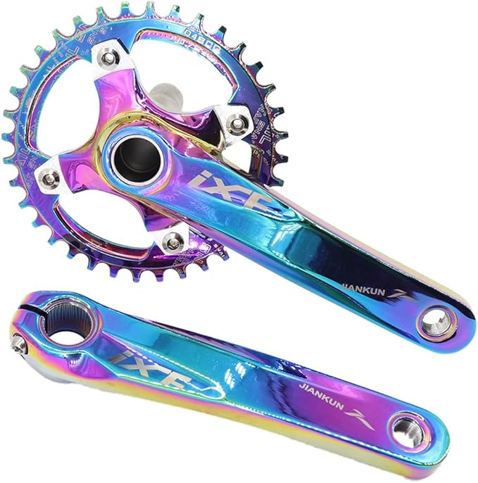 DJC Bike Chainring 104BCD Round/Oval 30t 32t 34t 36t 38t 40t 42t 44t 46t 48t 50t 52t Tooth Narrow Wide 7/8/9/10/11/12 Speed Ultralight MTB Mountain Bike 104 BCD Chainwheel