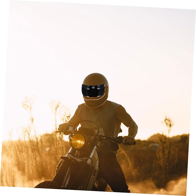 Gatuida 2pcs Visor for Helmets Retro Design for Sun Suitable for Summer Riding and Accessory