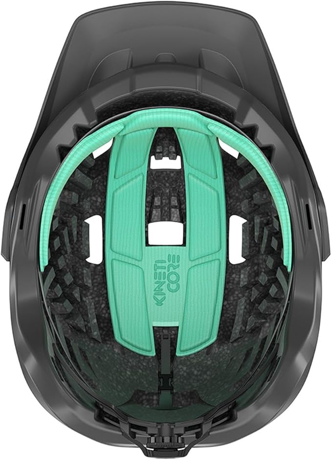 LAZER Jackal KinetiCore Mountain Bike Helmet, Bicycling Gear for Adults, Men & Women’s Cycling Head Gear with Visor