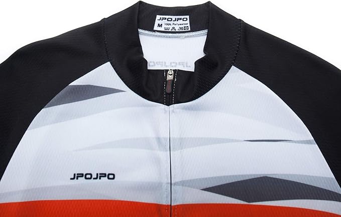 JPOJPO Men's Cycling Jersey Bike Shirt Short Sleeve MTB Summer Clothing Bicycle Tops Jacket S-3XL
