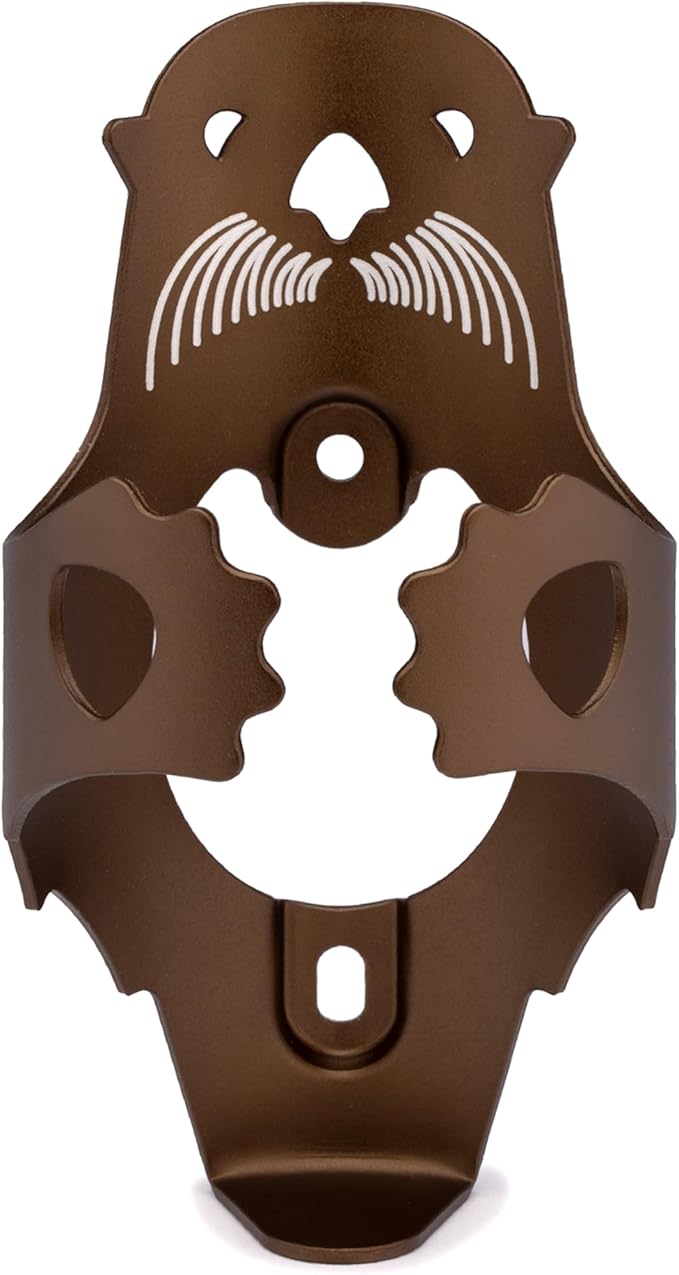 Portland Design Works Water Bottle Cage - Lightweight Water Bottle Holder for Bikes, Otter Cage, Brown
