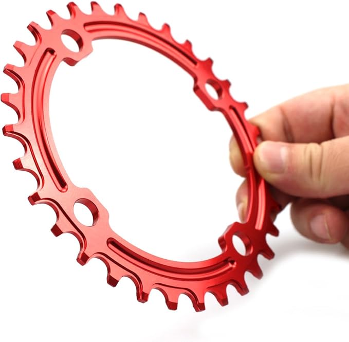 CYSKY 104 BCD Chainring 30T to 52T Narrow Wide Chainring with Sprocket Bolts for 1x Set-up Road Bike Mountain Bike BMX MTB Gravel Ebike