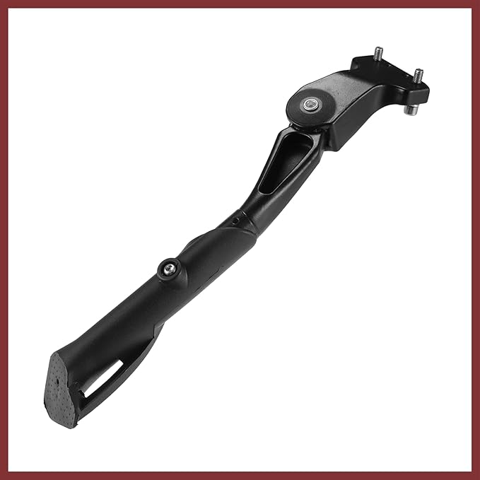 Fit 20-22 Inch Bicycles Adjustable Bicycle Stand with Central 2 Holes Non-Slip Side Stand Kickstand Bicycle for Mountain Bike E-Bike Trekking Replace Parts