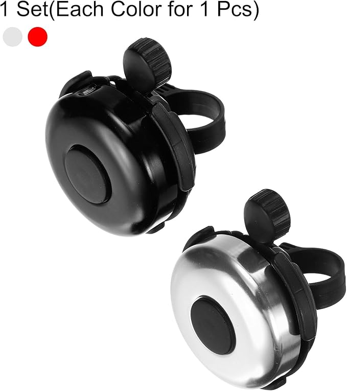 HARFINGTON Bike Bell Classic Bicycle Bell with Loud Crisp Clear Sound Bike Ring Bell Aluminum Bike Accessories