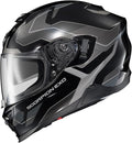 ScorpionEXO T520 Full Face Touring Motorcycle Helmet with Bluetooth Ready Speaker Pockets DOT ECE Approved Zuse (Phantom - Small)