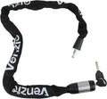 Venzio Bike Chain Lock, 3FT (900mm) Heavy Duty Anti-Theft Bicycle Lock with 2 Keys, 6mm Thick Steel Chain, Waterproof Sleeve and Zinc Alloy Core, Ideal for Scooter, Fence, Gate, Motorcycle