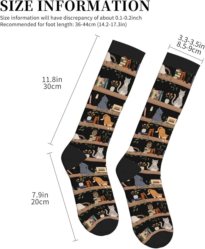 bassyil Compression Socks for Women & Men Circulation 15-20 mmHg Knee High Best Support for Nurses Travel Running Athletic