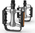 Mountain Bike Pedals,Road/MTB Flat Pedals, Non-Slip Lightweight Aluminum Alloy Bicycle Pedals, Fits 9/16" Road Mountain BMX MTB Bike Pedal