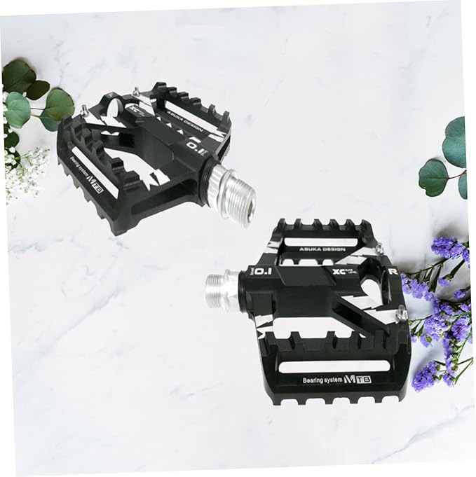 balacoo Mountain Bike Pedals Aluminum Cycle Pedals Platform Non-Slip Comfort for Riding