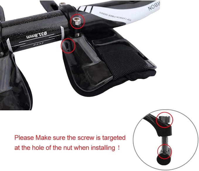 PLATT Carbon TT Handlebar Bicycle Aero Bars Tri Bars Cycling Rest Handlebar for Mountain Bike and Road Bike 31.8mm