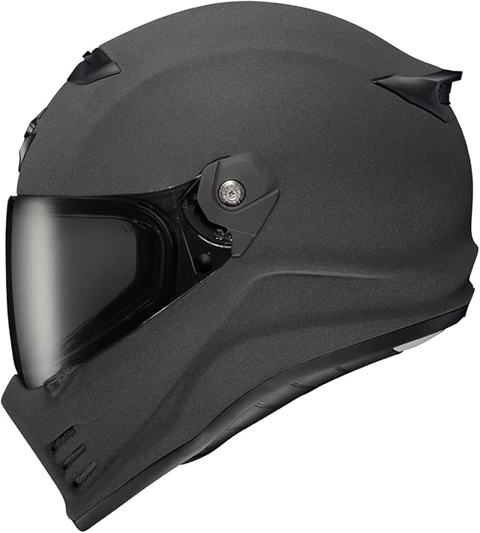 ScorpionEXO Covert FX Full Face Adult Motorcycle Helmet Street Fighter Style - Bluetooth Ready Speaker Pockets DOT ECE Solid (Graphite - 2X-Large)