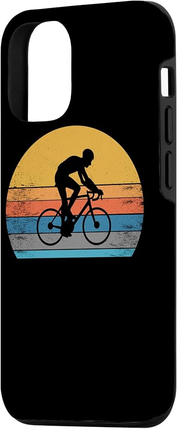 Racing Road Bike Vntage Cycling Riding Racing Bike Bicycle Case for iPhone 12/12 Pro
