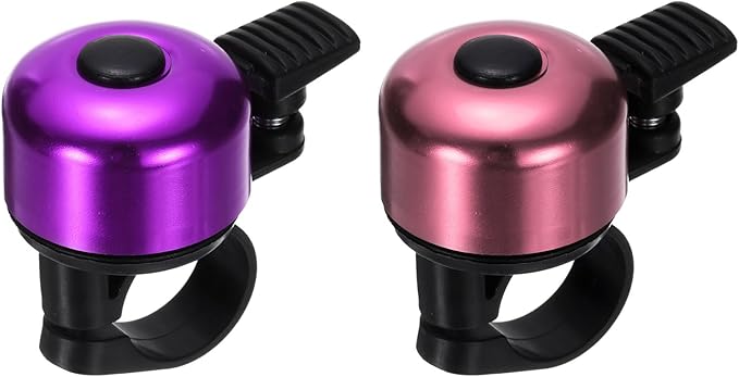 HARFINGTON Bike Bell Mini Bicycle Bell with Loud Crisp Clear Sound Bike Ring Bell Aluminum Bike Accessories