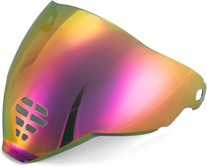 PSLER IC-06 visor- Icon Airflite Face Shield Motorcycle Helmet Visor Accessories Replacement for Icon Airflite IC-06,Deep Rose Red