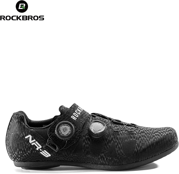 ROCKBROS Flat-Pedal(Non-Lock) Cycling Shoes NR3 : Breathable Perforations, Non-Slip Sole for Road & Mountain Biking