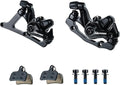 RUJOI RD01B-CAL140 Bike Disc Brake Caliper, Aluminum Mechanical Front and Rear Caliper for Road Bike, Mountain Bike