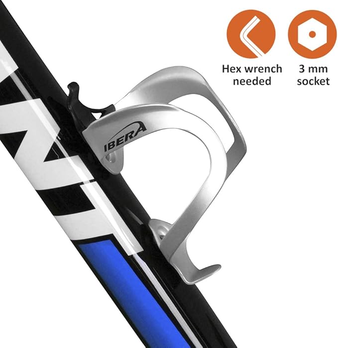 Ibera Bicycle Lightweight Aluminum Water Bottle Cage