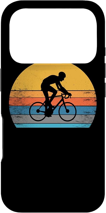 Racing Road Bike Vntage Cycling Riding Racing Bike Bicycle Case for iPhone 17 Pro