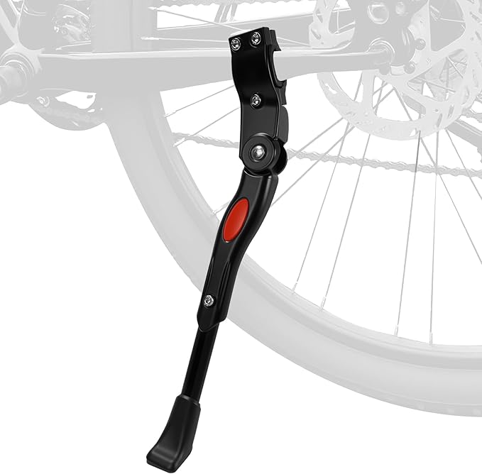 Universal Bike Stand for Bike with Kickstand for Adult Bike and Kids Bike - Durable Bike Accessories for Easy Bike Repair Bike Kickstand Adjustable Rear Side Aluminum Alloy Bicycle Stand Fit