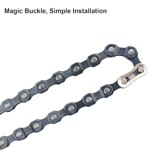 WEEROCK Bike Chain Suits for 6/7/8 Speed Bicycle Chain 1/2 x 3/32 Inch 116 Links Magic Buckle with Chain Cutter