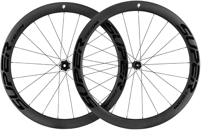 SUPERTEAM Carbon Disc Wheel 50T-28 Tubeless 700C Bike Wheels