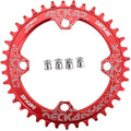 DJC Bike Chainring 104mm BCD Round/Oval MTB 104BCD 30T to 52T 7/8/9/10/11/12 Speed Narrow Wide Tooth Aluminum 7075 Super Lightweight 30T 32T 34T 36T 38T 40 42 DH XC Trail Fat Bike Ebike