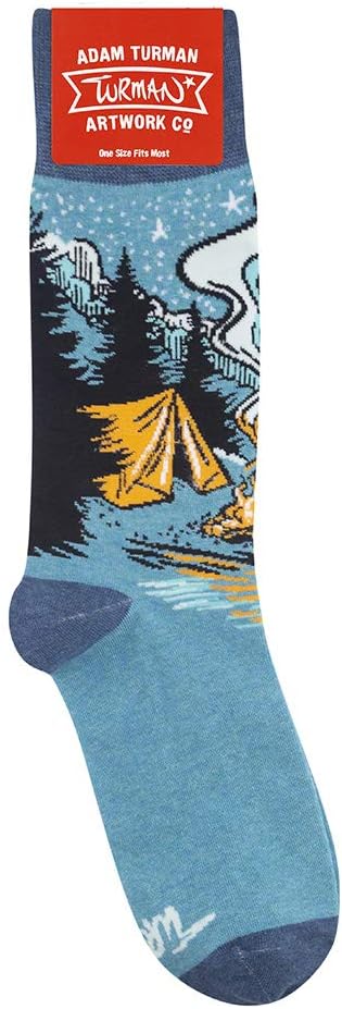FUNATIC Funny Outdoor Themed Socks for Men Women - Novelty Gifts For Golfing, Fishing, Hunting, Bigfoot, Pickleball, and More